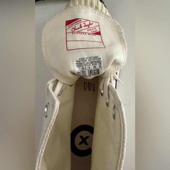 Converse A01682C Chuck 70s AT CX Hi Top Shoes Unisex Trainer Off White US 8.5W - Picture 10 of 10